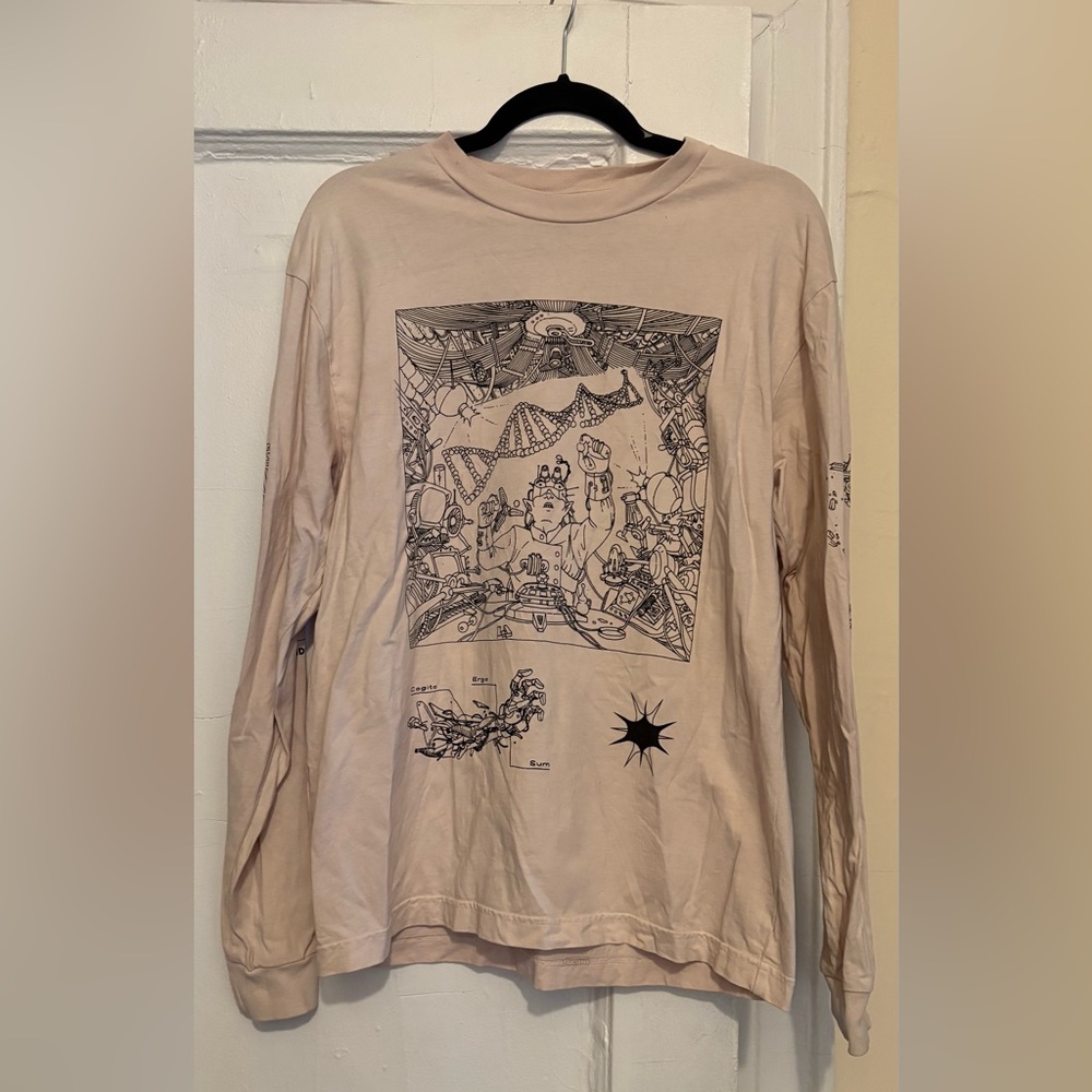 Brain Dead Graphic Long Sleeve Shirt